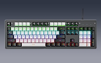 K880 wired mechanical keyboard customized hot swappable office computer 104 key e-sports game