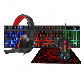 Four piece set of real mechanical keyboard, mouse, headphone, mouse pad, specifically designed for gaming and esports