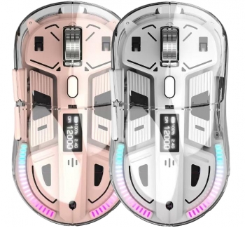 LW-088   双模无线6D透明充电鼠标