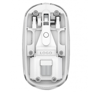LW-055   Dual Mode Wireless 4D Transparent Charging Mouse