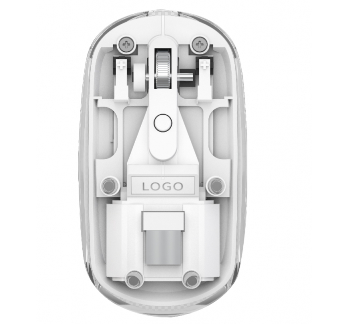LW-055   Dual Mode Wireless 4D Transparent Charging Mouse