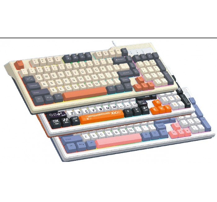 SK-108   94 Keys  Wired LED Lighting Gaming Keyboard