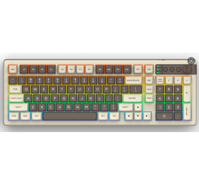 SK-104   98 Keys  Wired LED Lighting Gaming Keyboard