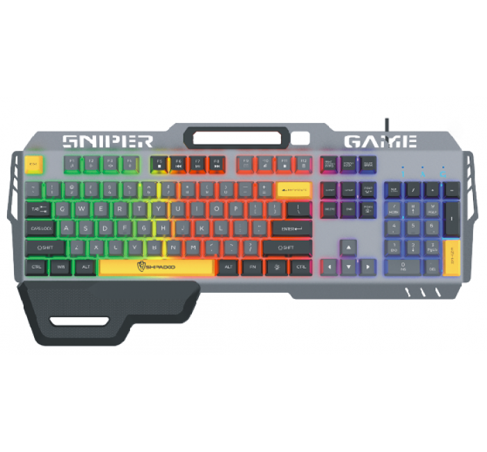 SK-164     104 Keys  Lron Plate Gaming  Keyboard